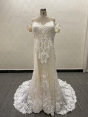 LW4101 Plus Size Wedding Dress