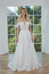 WT4295 lace Light Tulle Wedding Dress