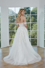 WT4294 Light Tulle Chic Style Wedding Dress