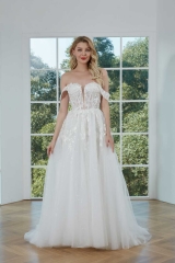 WT4294 Light Tulle Chic Style Wedding Dress