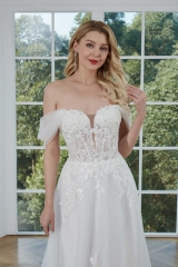 WT4295 lace Light Tulle Wedding Dress