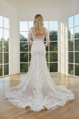 WT4412 Sexy Long sleeves Mermaid Wedding Dress