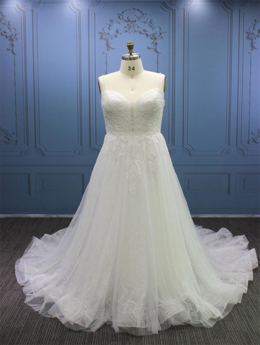 WT4190 New Plus Size Wedding Dress