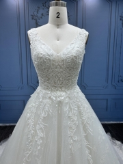 WT4193 New Luxury Lace & Beads Ball Gown