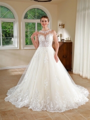 WT4513 2024 new Gorgeous Lace Ball Gown