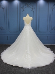 WT4403 Luxury Sparkle A line Bridal Gown