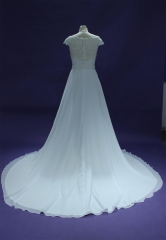 LW2113 Chiffon wedding dress