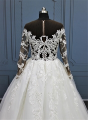 WT3308 Luxury Ball Gown Long sleeves