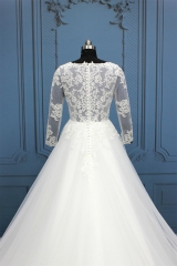 WT2282 Long sleeves Ball Gown