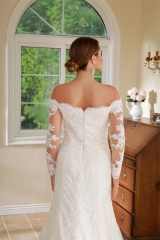 WT4517 2024 new lace Mermaid Wedding dress, long sleeves