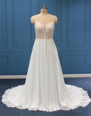 WT4603A Simplr Chiffon Bridal Gown