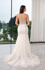 WT4662 Perfect fitting Mermaid Bridal, Lace Beading