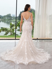 WT4425A New Lace Mermaid Bridal