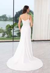 WT4644 2025 New Elegant Fitting Crepe Bridal